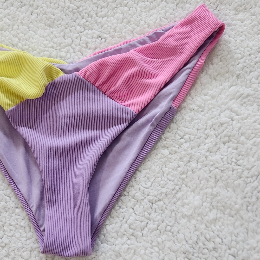 Beach Riot Victoria Bottom In Sublime Spring Colorblock - Picture 7 of 10